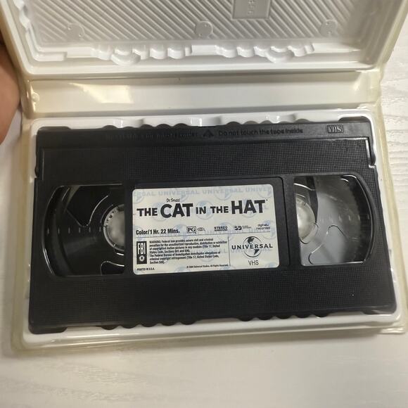 Dr. Seuss’ The Cat in the Hat VHS (2004) – Clamshell, Tested & Working - Picture 3 of 3